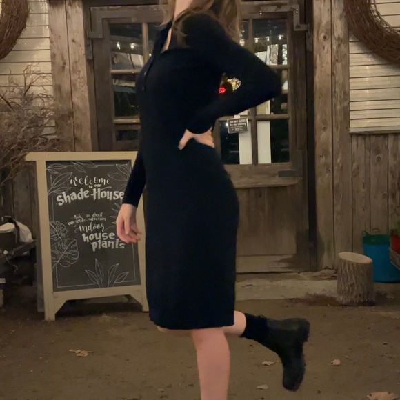 Button up midi dress - Picture 3 of 5